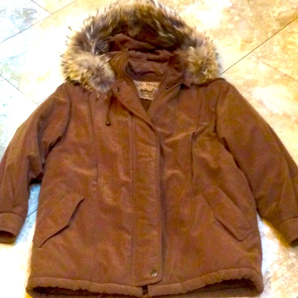 - - Fox trimmed hooded JG Hook jacket